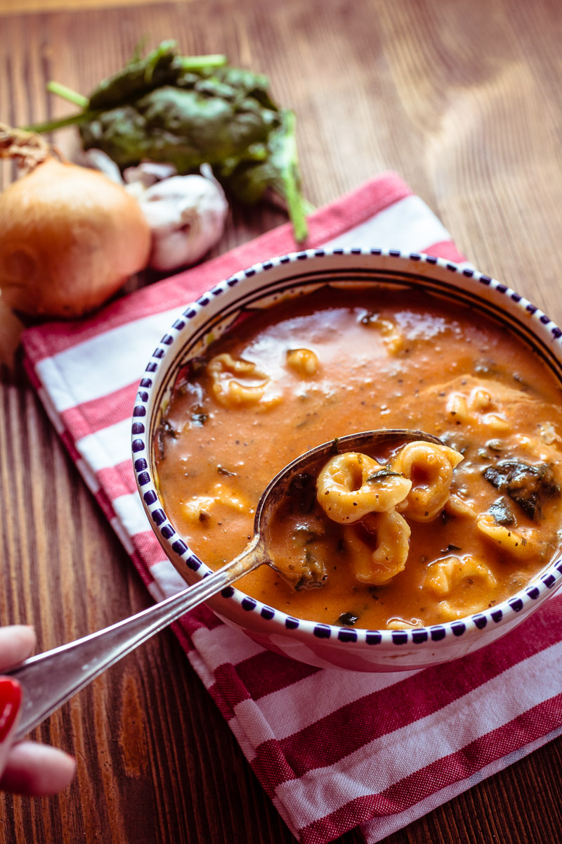 Tortellini Spinach Soup