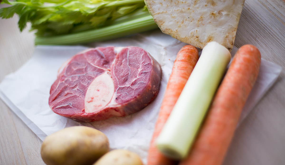 Beef and vegetable soup