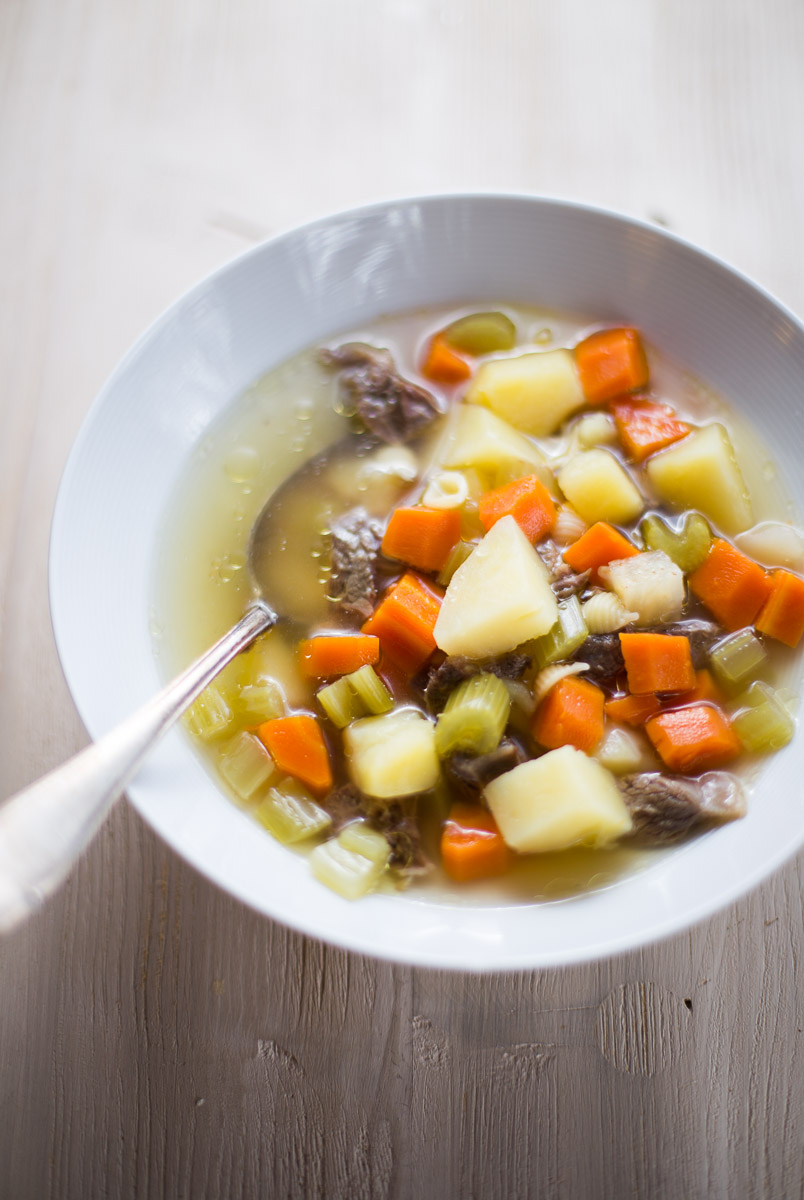 Beef and vegetable soup