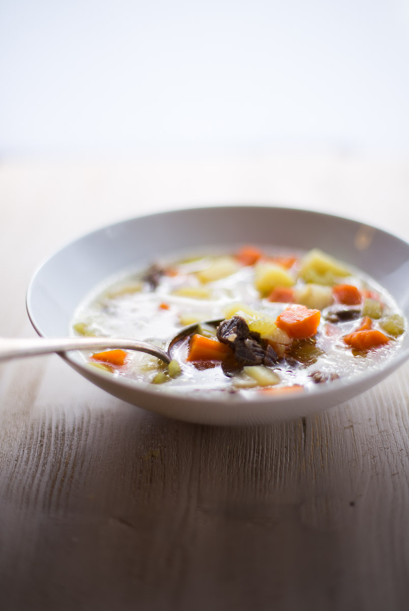 Beef and vegetable soup