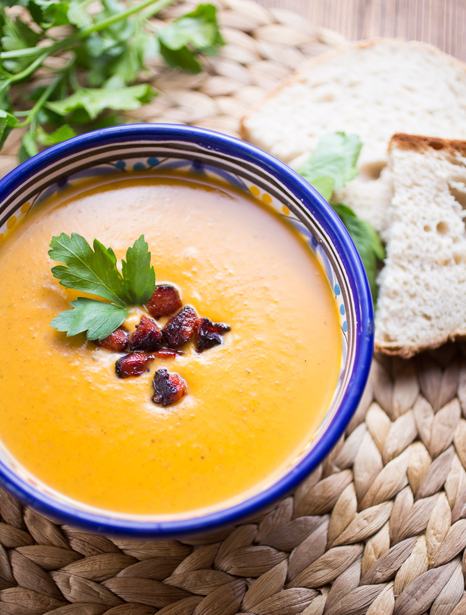 Sweet potato deals and chorizo soup