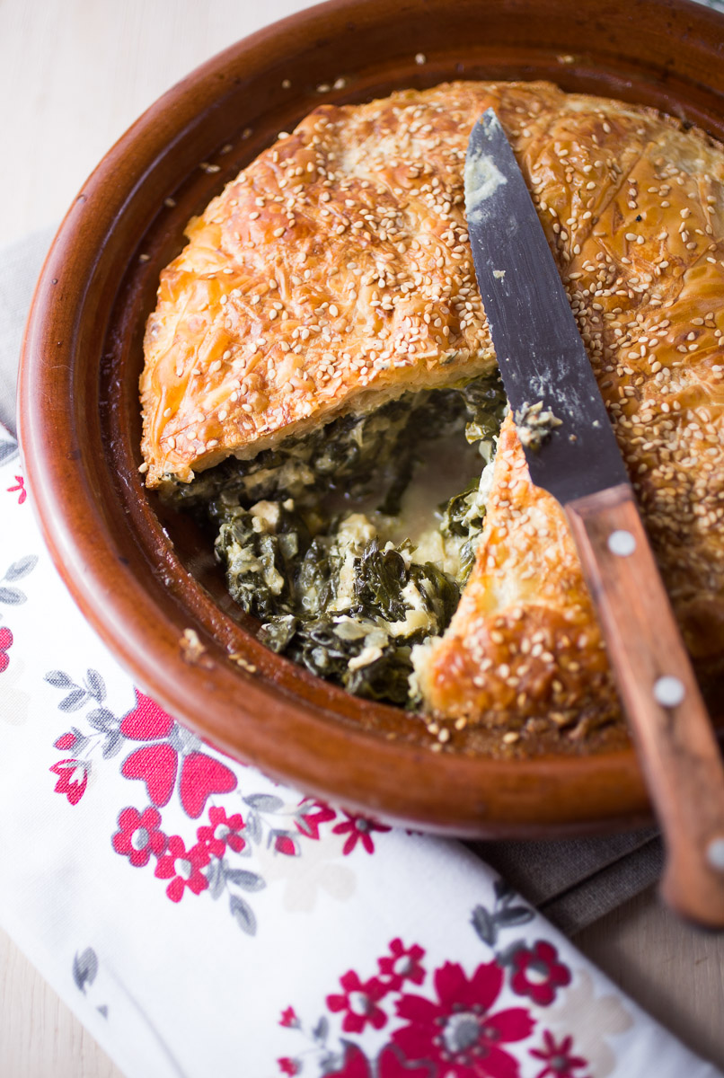 Spinach and feta pie