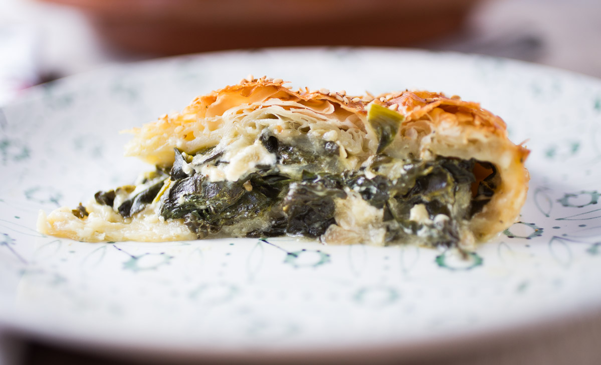 Spinach and feta pie