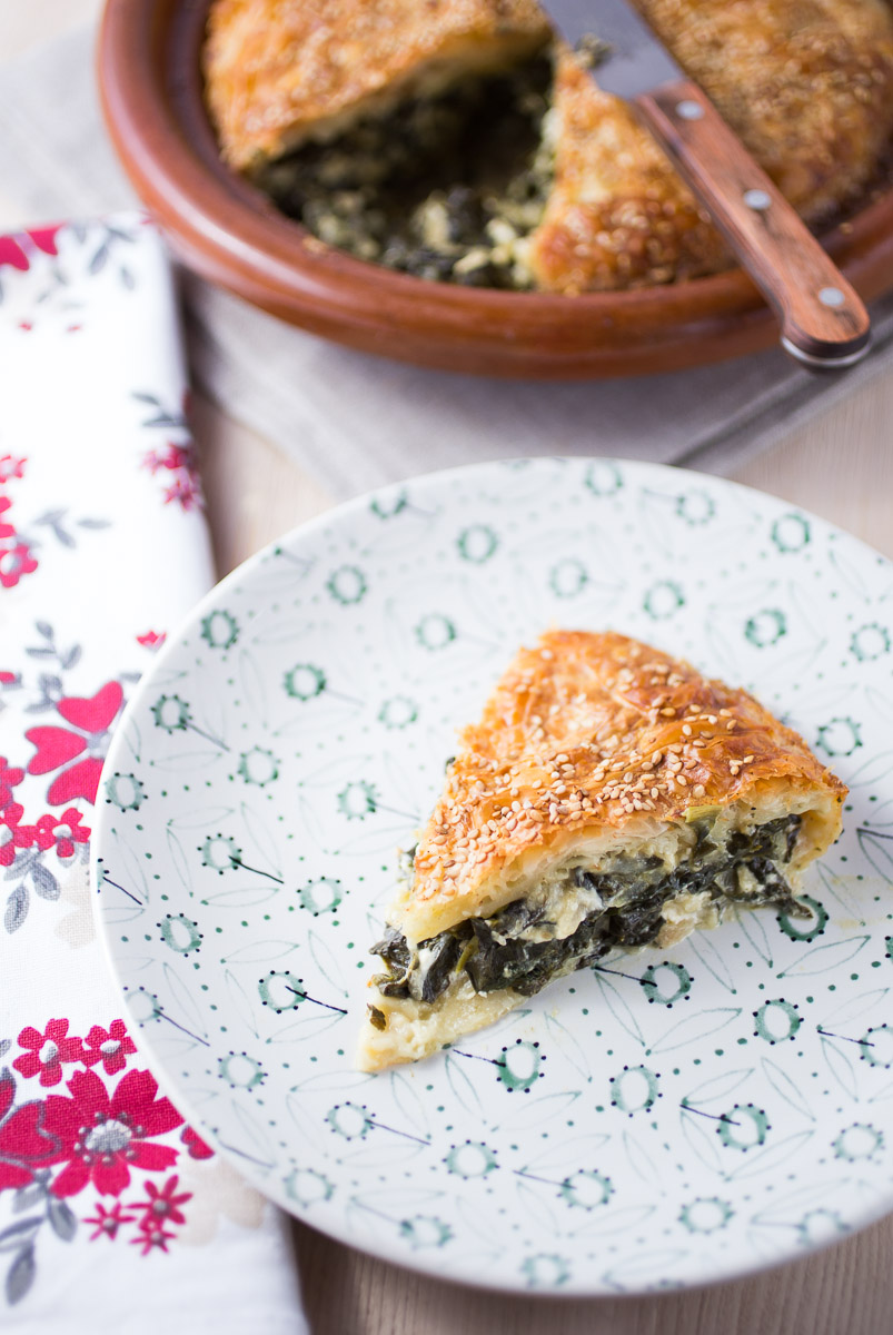 Spinach and feta pie