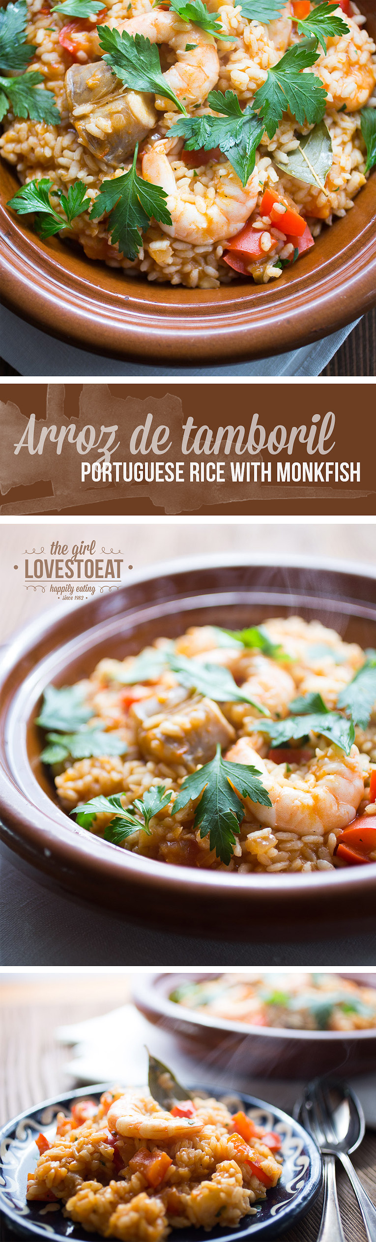 Arroz de tamboril - Portuguese rice with monkfish