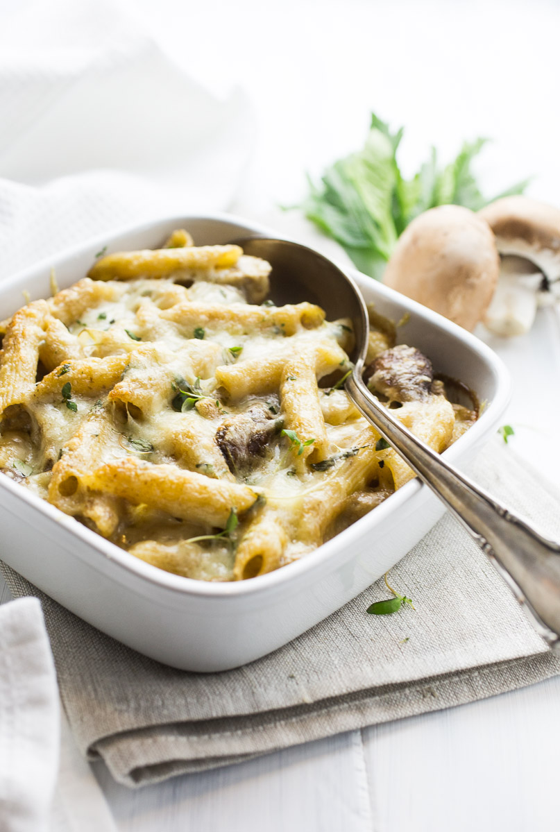 Mushroom Pasta Bake