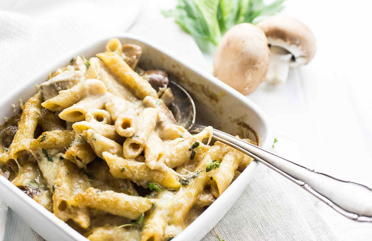 Mushroom Pasta Bake