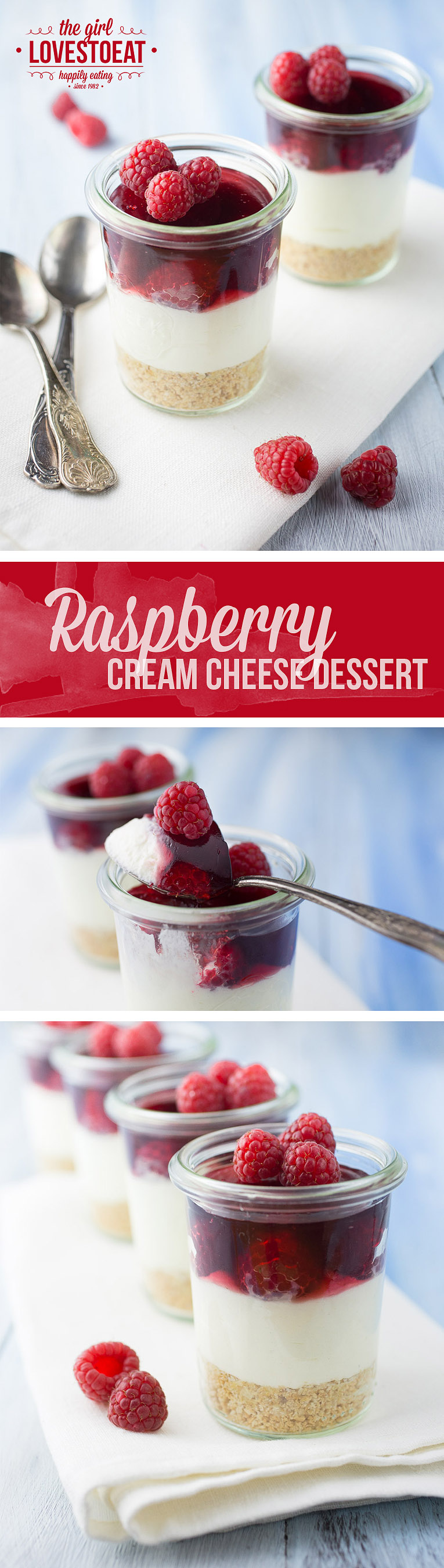 Raspberry Cream Cheese Dessert