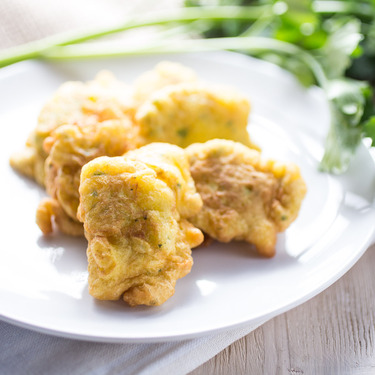 Tortillas de gambas - Spanish shrimp fritters