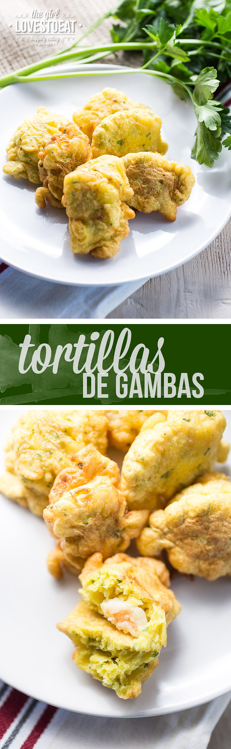 Tortillas de gambas - Spanish shrimp fritters