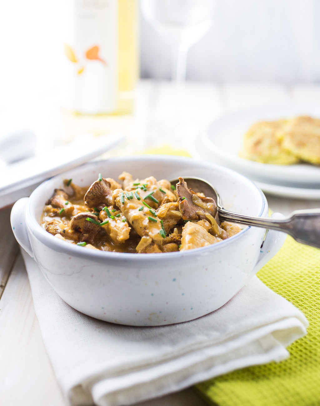 Geschnetzeltes with Chanterelle Mushrooms { thegirllovestoeat.com }