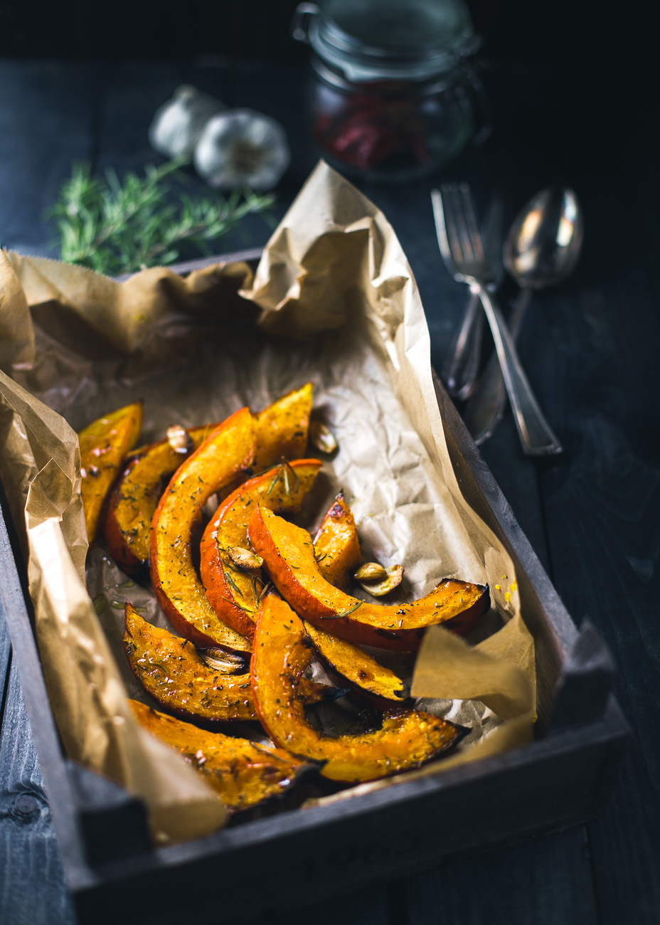 Roasted Hokkaido Pumpkin { thegirllovestoeat.com }