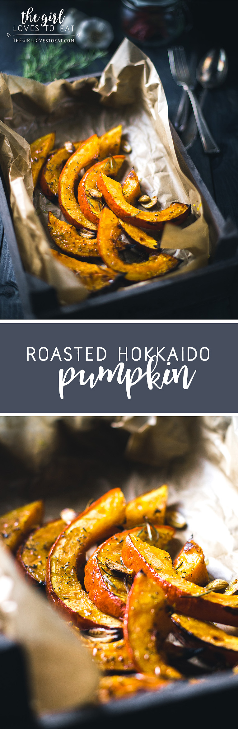 Roasted Hokkaido Pumpkin { thegirllovestoeat.com }