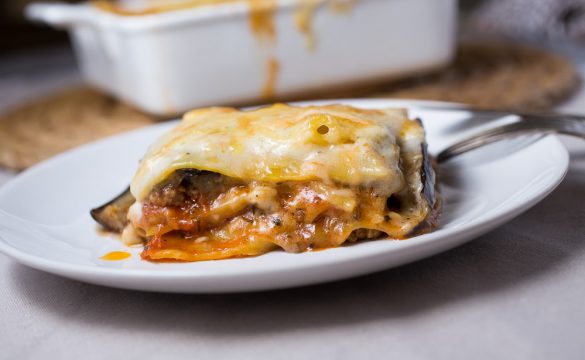 aubergine lasagna