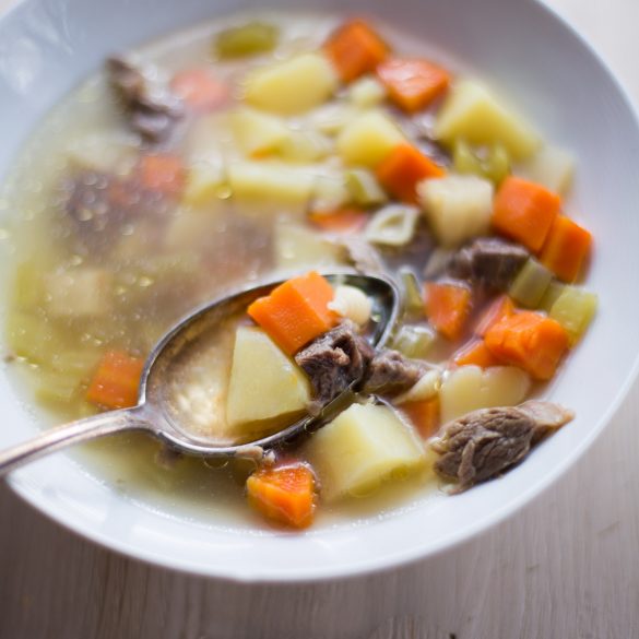 Beef and vegetable soup