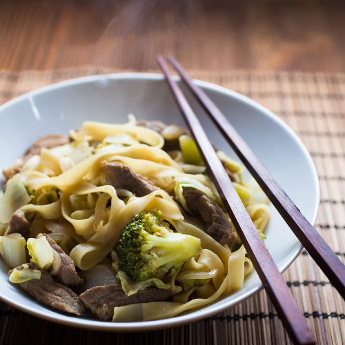Asian Pork 'n' Beef Noodles | The Girl Loves To Eat