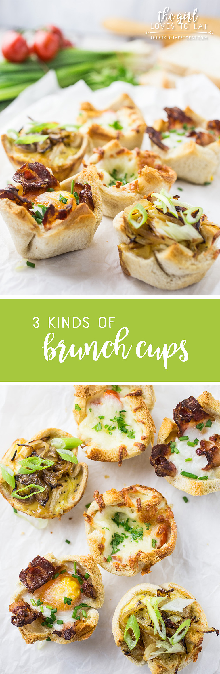 Brunch Cups - 3 different kinds | The Girl Loves To Eat