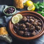 Lamb Meatballs with Lemon and Olives { thegirllovestoeat.com }